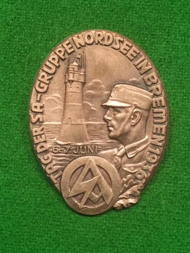 SA Gruppe Nordsee Bremen Day Badge.