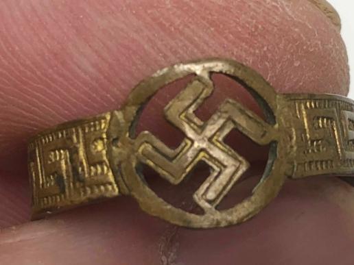 HIGH QUALITY, HANDMADE THIRD REICH RING. 