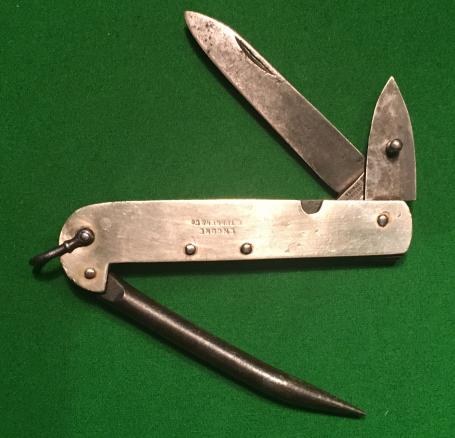 WW1 British All Metal Clasp Knife.