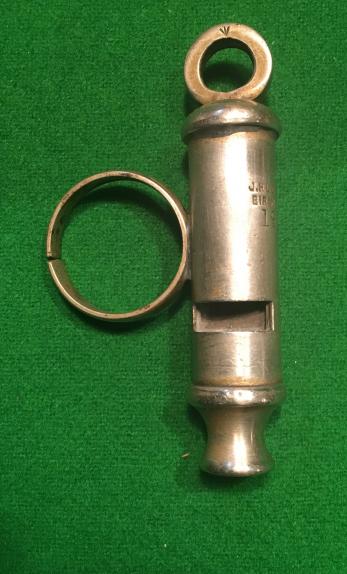 WW1 Cavalry Issue Whistle.