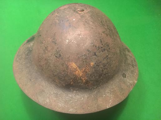 WW1 Officer's Brodie Pattern Helmet - Machine Gun Company.