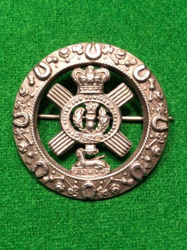 Victorian Silver Sweetheart - Queen's Own Cameron Highlanders.