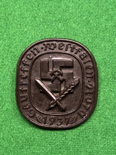 1937 Gelsenkirchen Gautreffen badge.