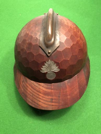 WW1 French Adrian Helmet Tobacco/Decorative Box.