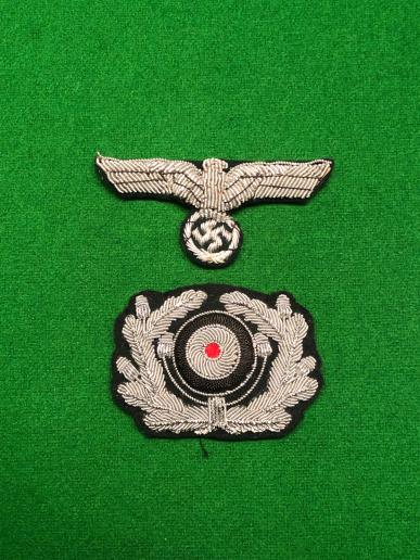 WW2 Wehrmacht Officer's Cap Insignia.