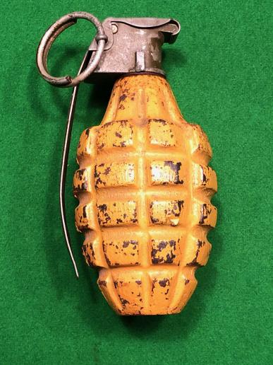 WW2 US Mark 2A1 Grenade - Early issue.