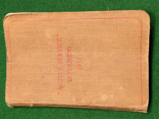 1917 Active Service Testament - East Lancs Regt.