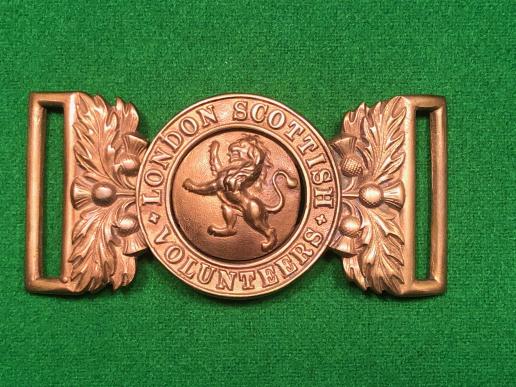 London Scottish Volunteers Waist Belt Clasp.