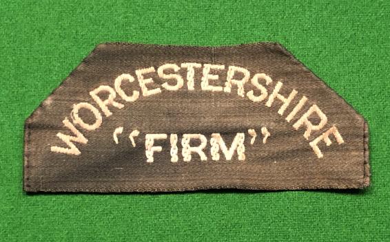 WW1 3rd Battalion Worcestershire Regt. Shoulder Title.