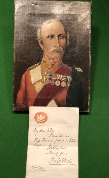 VC Winner's Portrait & Signature-Field Marshal Sir George Stuart White