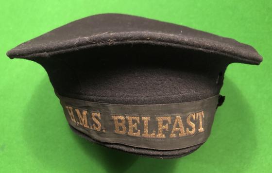 H.M.S.Belfast Naval Ratings Cap.