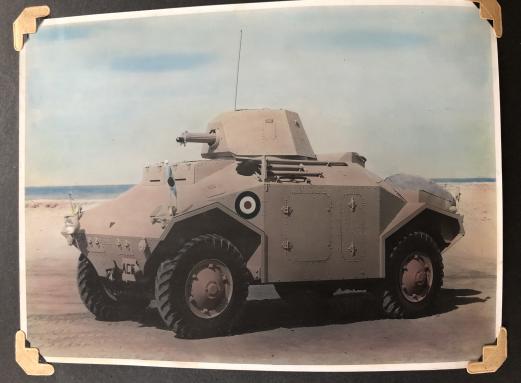 RAF /Aden Protectorate Levy Armoured Car Photo Album.