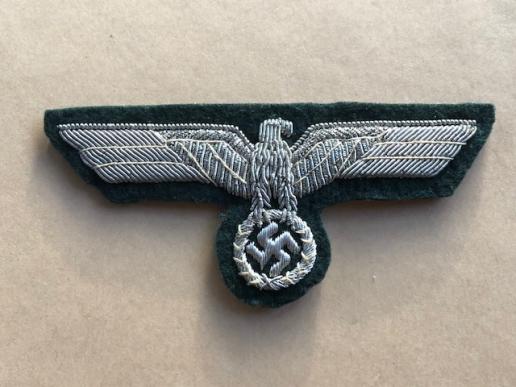 BEAUTIFUL CONDITION, MINT UNISSUED SILVER BULLION WEHRMACHT OFFICERS BREAST EAGLE.