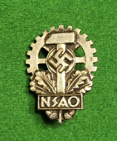 Third Reich N.S.A.O. Pin Badge.