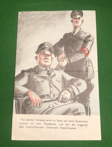 Air Drop Propaganda Leaflet - SS Charter.