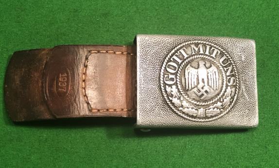 1937 Heer Belt Buckle.