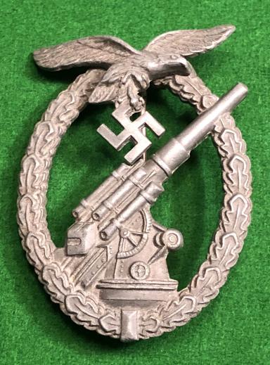 Mid to Late War Luftwaffe Flak Badge.