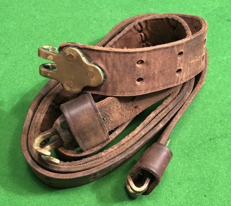 U.S. Springfield Rifle WWI 1907 Pattern Leather Sling.