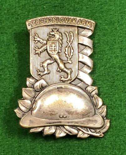 Czechoslovak Army in Britain Breast Badge.