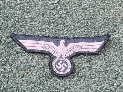 THIRD REICH FLAT WEAVE SILVER BULLION BREAST EAGLE. 