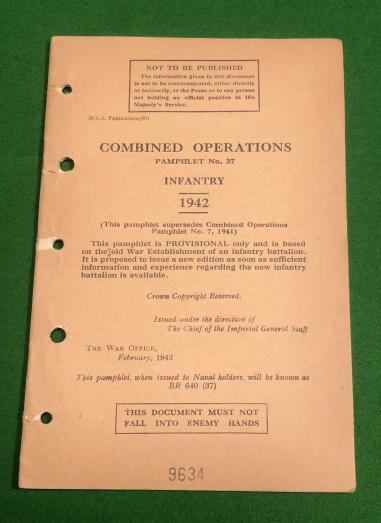 Combined Operations Pamphlet No.37 Infantry.