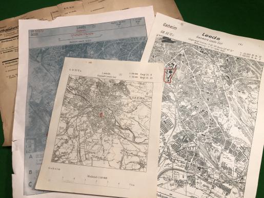 Luftwaffe target maps - Leeds.