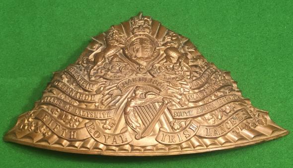 5th Royal Irish Lancers Czapska Plate.