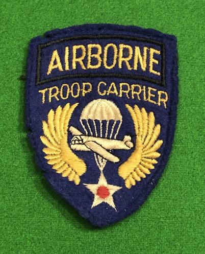 WWII English Made Airborne Troop Carrier Patch.