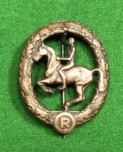 German Horse Riders Badge in Bronze.