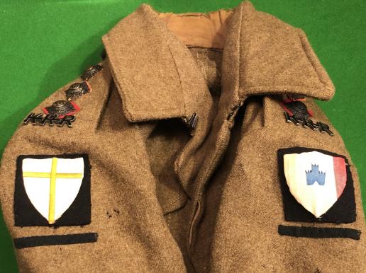 WW2 - Italian Campaign Battledress -  KRR/Friuli Group Liaison Officer.