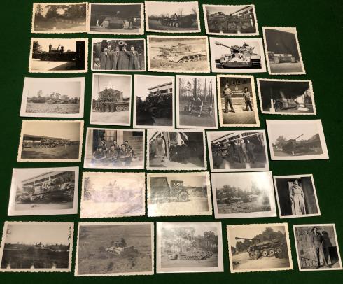 Tank Regiment Photograph Grouping.