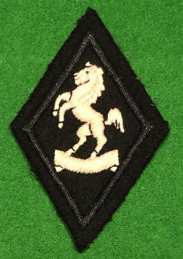 297th Light Anti-Aircraft Regiment Royal Artillery cloth formation sign.