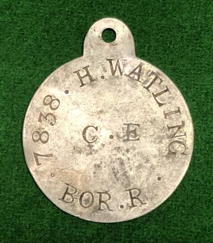 WW1 Border Regt. Identity Disc - Casualty.