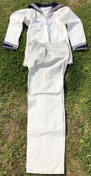 WW2 Kriegsmarine Summer Shirt and Trousers.