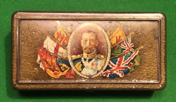 WW1 1915 Rowntree & Co. Ltd Gift to the Troops Tin.