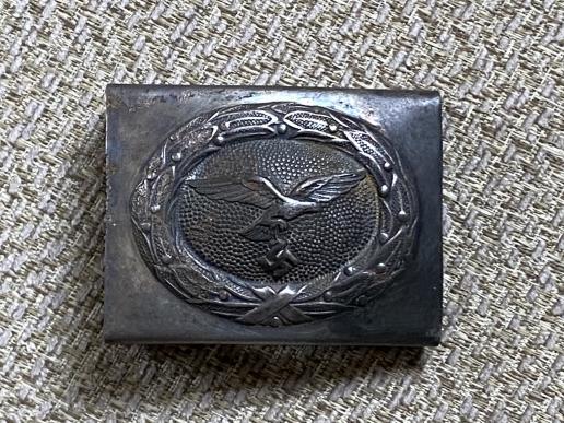 LUFTWAFFE ENLISTED MANS STEEL BUCKLE. 