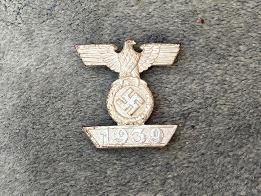 BAR OR SPANGE TO THE IRON CROSS 2nd CLASS , BY RARE MAKER.