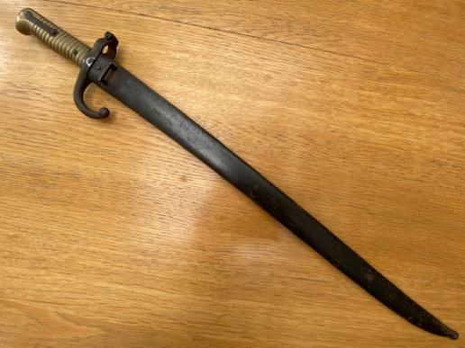 French Model 1866 Chassepot Bayonet.