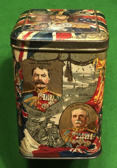 WW1 British Patriotic Tea/Biscuit Tin.