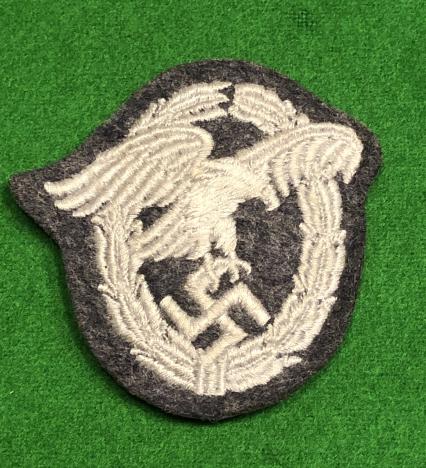 Luftwaffe Cloth Observers Badge.