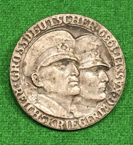 1939 Reichskriegertag Kassel Day Badge.