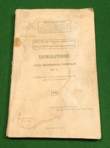 1940 Manual ' Demolitions '.