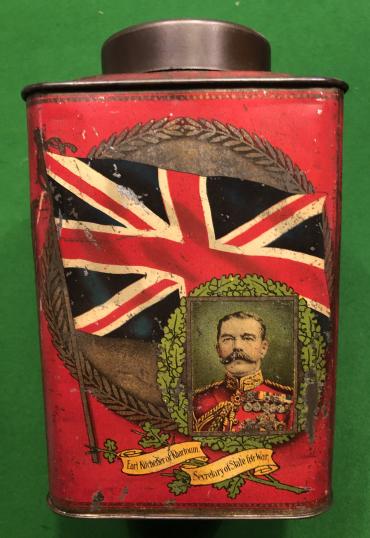 Large WW1 British Patriotic Tea/Biscuit Tin.