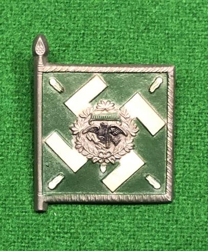 German Plastic Luftwaffe Flag Badge-Regt.Gen.Goring.