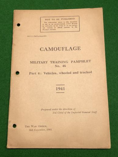 Manual, Camouflage - Vehicles, Wheeled & Tracked