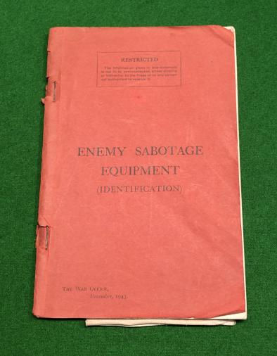 1943 Enemy Sabotage Equipment Manual.