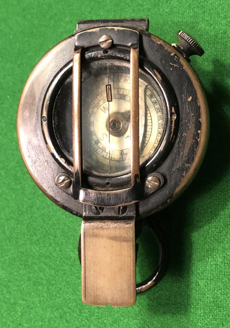 Vintage Brass British WW2 Prismatic Compass