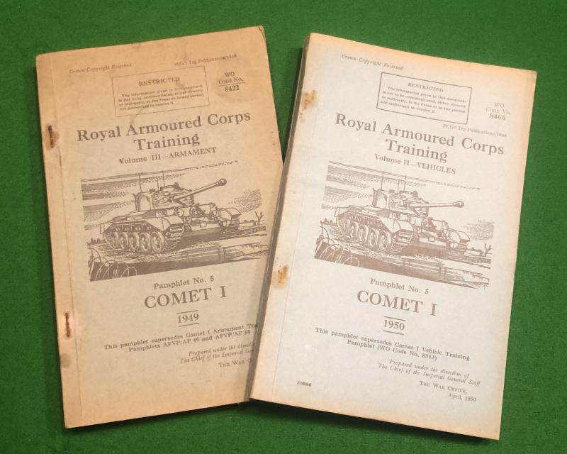 British Comet Tank Training Manuals