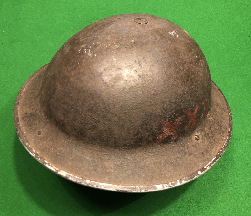 British East Lancs Unit Marked Helmet.