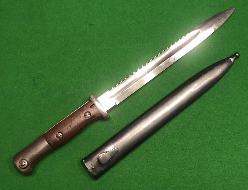 WW1 S84/98nA Saw-Back Bayonet.